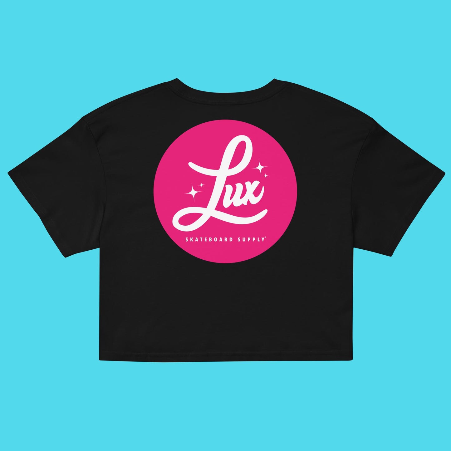 Lux Pink Dot crop top